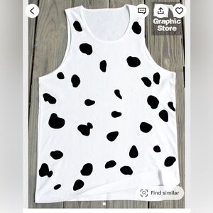 Women’s Large Dalmatian Tank
